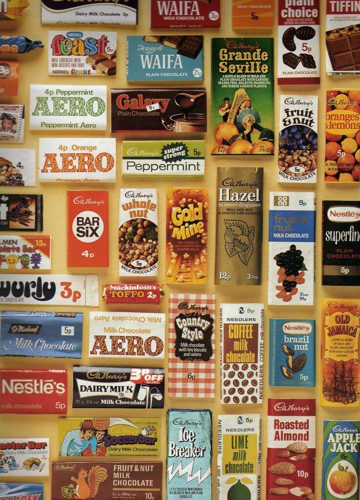 Винтажная (старая) продукция компании Nestlé