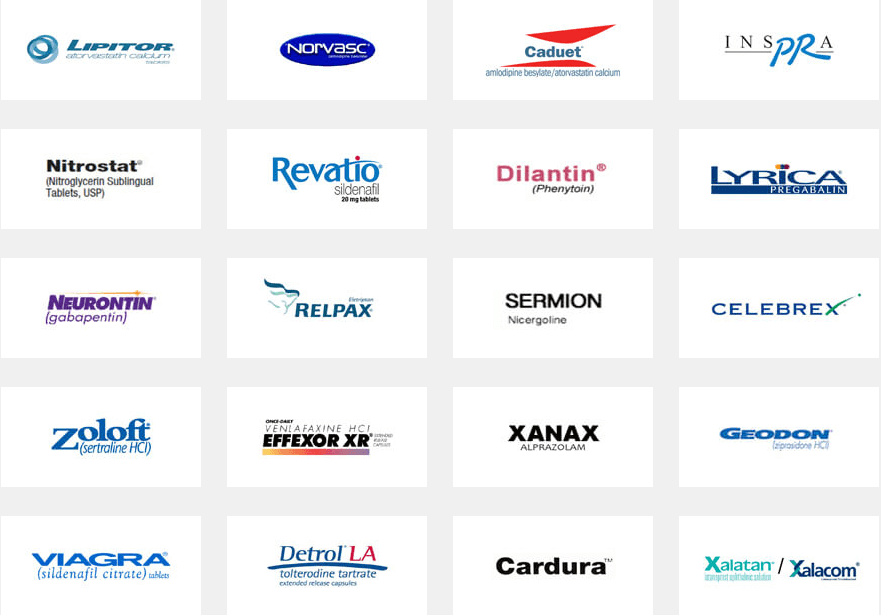 Список препаратов компании Pfizer, Inc